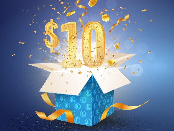 10 dollar cash bonus